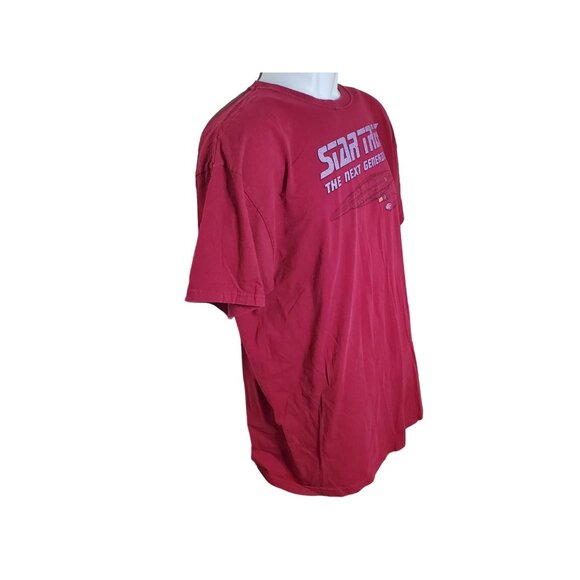 Star Trek The Next Generation Red T-Shirt Size L - Picture 10 of 11